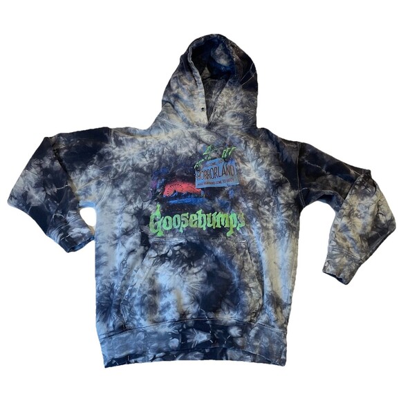 Goosebumps Hoodie Tie Dye Welcome To Horrorland Pullover Sweatshirt Teens Small - Picture 2 of 11